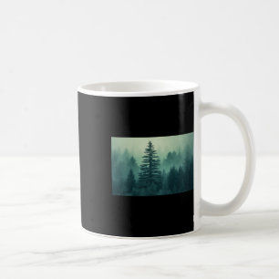 Caneca De Café Árvores da Natureza Noturna Floresta ao Ar Livre V