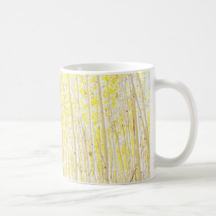 Caneca De Café Árvores De Aspen De Bolo De Baunilha