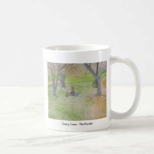 Caneca De Café Árvores de cereja - o leitor