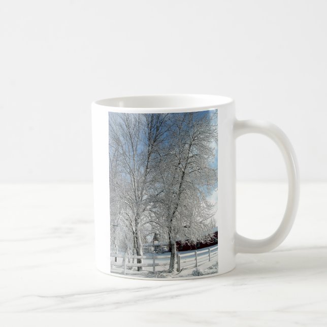 Caneca De Café Árvores de inverno (Direita)