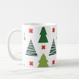 Caneca De Café Árvores de Natal
