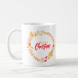 Caneca De Café Árvores de Natal Feliz