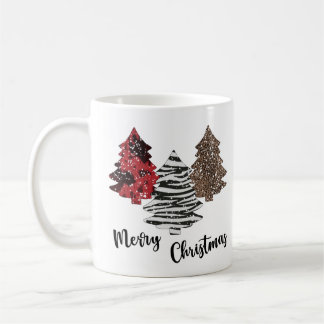 Caneca De Café Árvores de Natal Feliz Café de Natal