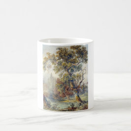 Caneca De Café Árvores e Pond (por John Ruskin)