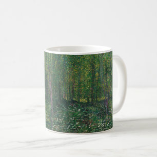Caneca De Café Árvores e Sub-bosque por Vincent Van Gogh