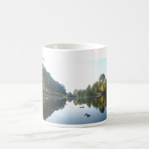 Caneca De Café Árvores Panorâmicas de Outono em Mug de Café