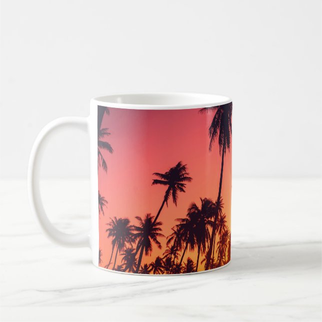 Caneca De Café Árvores tropicais (Esquerda)