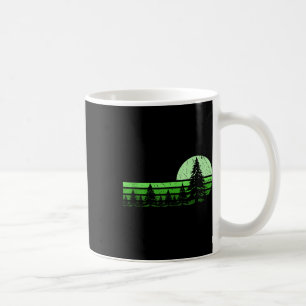Caneca De Café Árvores Vida Selvagem Ao Ar Livre Natureza Retro F