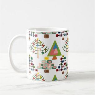 Caneca De Café Árvores Xmas MCM maiores