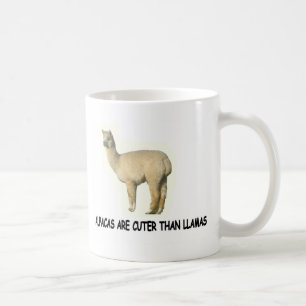 Caneca De Café As alpacas são mais bonitos do que lamas
