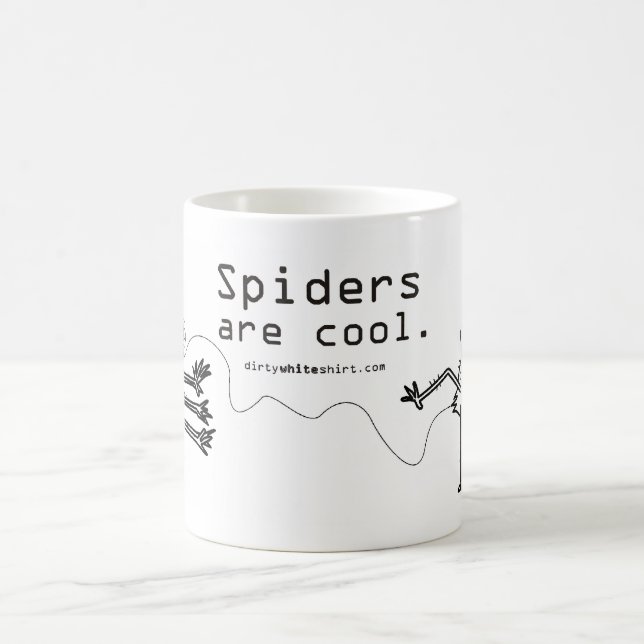 Caneca De Café As aranhas estão frescas (Centro)