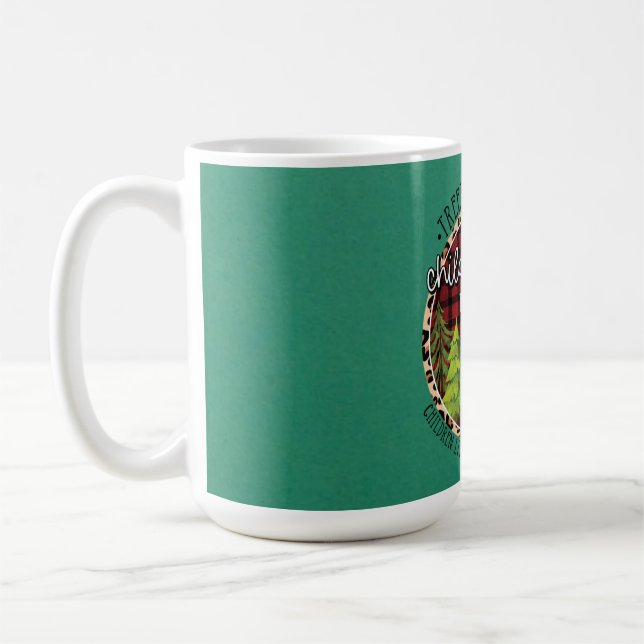 Caneca De Café As Árvores Ouvem Crianças Não Ouvem Nada (Esquerda)