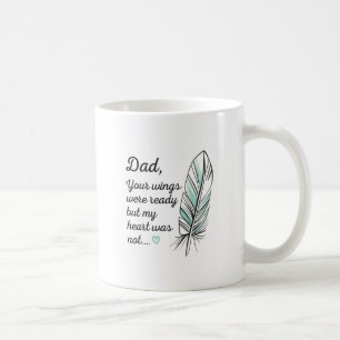 Caneca De Café As Asas Pais Estavam Prontas Pelo Meu Coração N