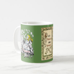 Caneca De Café As aventuras de Alice sob a arte à terra