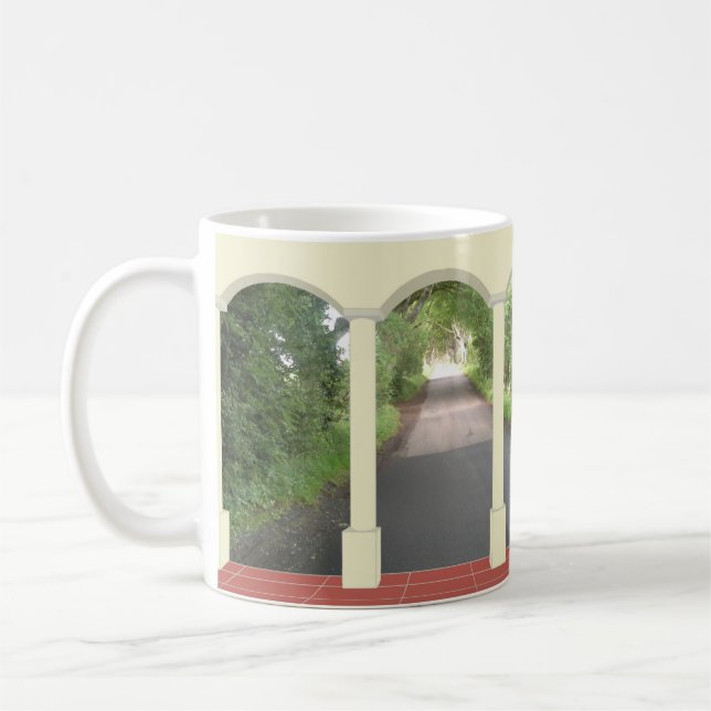 Caneca De Café As bordas escuras (Esquerda)