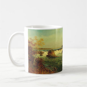 Caneca De Café As Cataratas de Saint Anthony por Albert Bierstadt