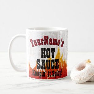 Caneca De Café As chamas do vintage dos presentes personalizaram