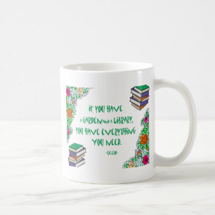 Caneca De Café As citações de Cicero em bibliotecas