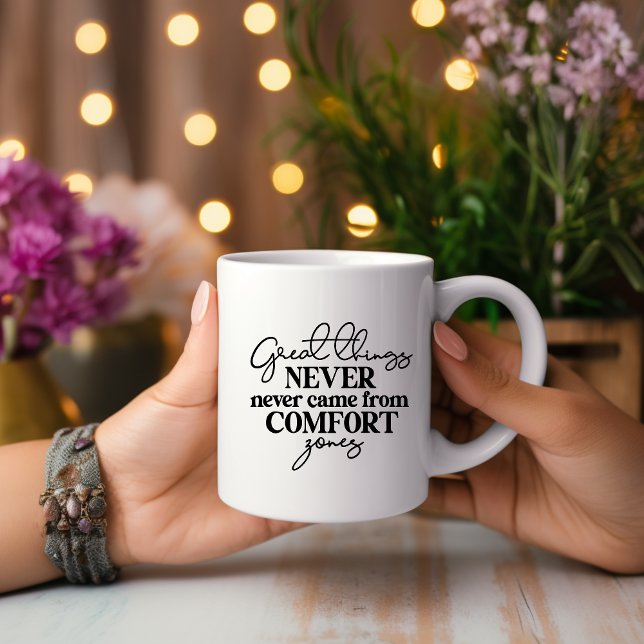 Caneca De Café As Coisas Do excelente Nunca Vieram De... Mug Moti (Criador carregado)