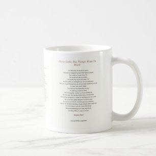 Caneca De Café As coisas pequenas significam tanto, meio pequeno
