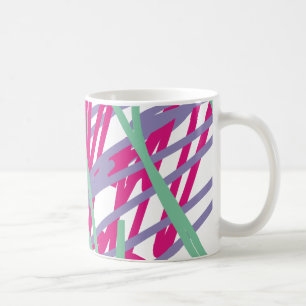 Caneca De Café as cores do vintage dos anos 80 80s espirram a
