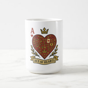 Caneca De Café Ás do Coração
