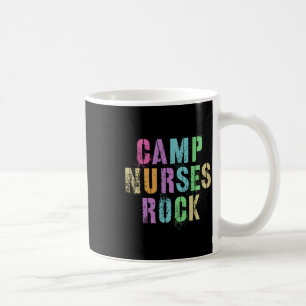 Caneca De Café As Enfermeiras do Acampamento Fazem Rock Histórias