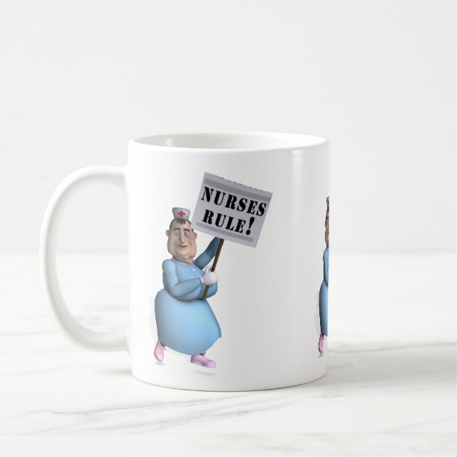 Caneca De Café As Enfermeiras Mandam! (Esquerda)