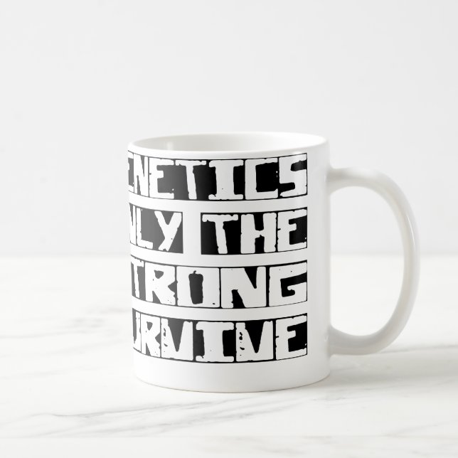 Caneca De Café As genéticas sobrevivem (Direita)