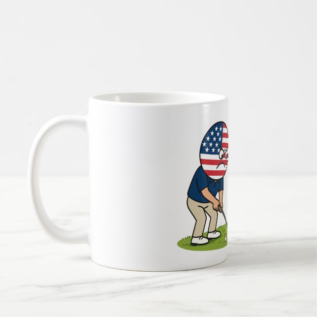 Caneca De Café As Guerras Comerciais Na Edição Do Golfe (Esquerda)