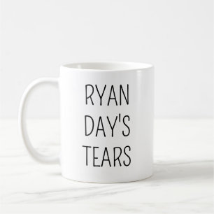 Caneca De Café "As Lágrimas do Ryan Day", "Fan Fan Gift",