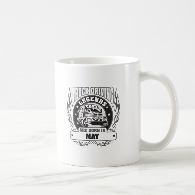 Caneca De Café As Legendas De Condução De Caminhões Estão A Nasce (Direita)