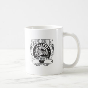 Caneca De Café As Legendas De Condução De Caminhões Estão Nas