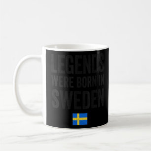 Caneca De Café As Legendas Eram Nasceres Na Suecia Do Orgulho De