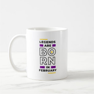 Caneca De Café As legendas estão a nascer em fevereiro