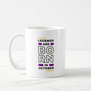 Caneca De Café As legendas estão a nascer em outubro