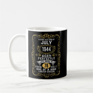 Caneca De Café As Legendas Foram Nasceres Em Julho De 1944 78º An