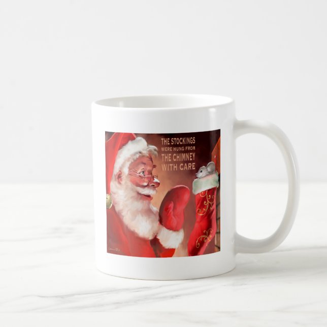 Caneca De Café As meias foram penduradas pelo c (Direita)