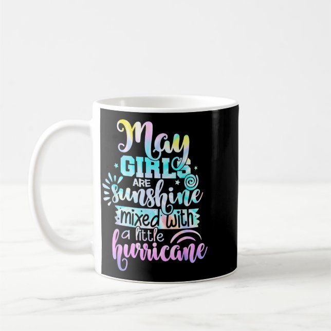 Caneca De Café As meninas de maio são sol misturado com um pouco (Esquerda)