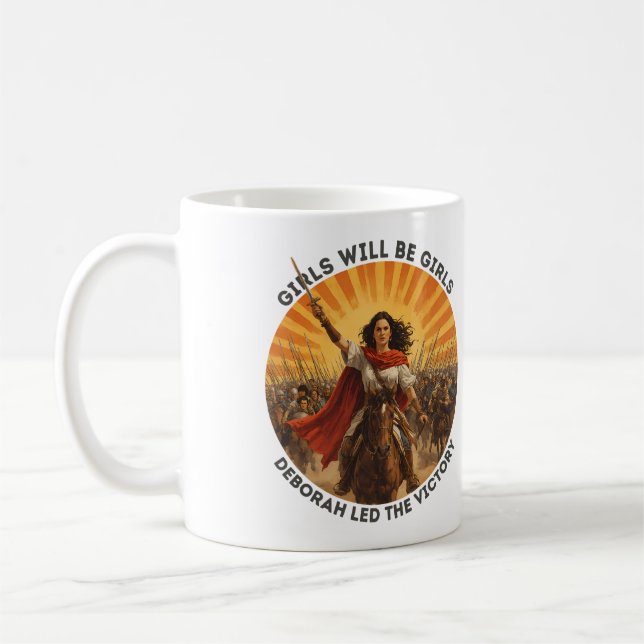 Caneca De Café As Meninas Serão Meninas Deborah Vitória (Esquerda)