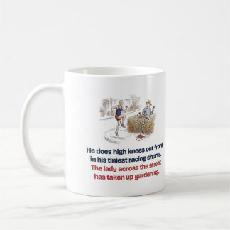 Caneca De Café As menores cuecas de corrida engraçadas Marido cor
