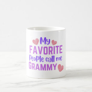 Caneca De Café As minhas Pessoas favoritas chamam-me Grammy