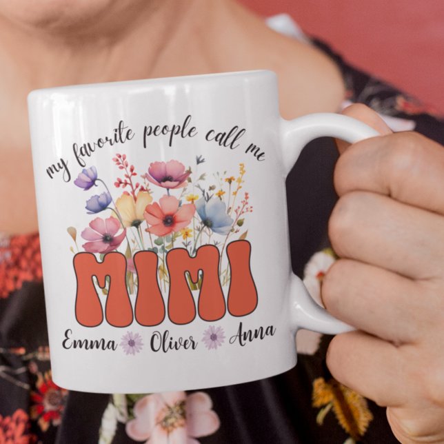 Caneca De Café As Minhas Pessoas Favoritas Chamam-Me Mimi Mug (Criador carregado)
