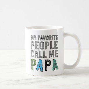 Caneca De Café As Minhas Pessoas Favoritas Chamam-Me Papa