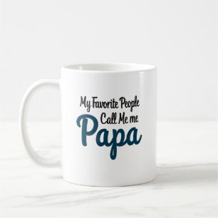 Caneca De Café As Minhas Pessoas Favoritas Chamam-Me Papa   Pai e