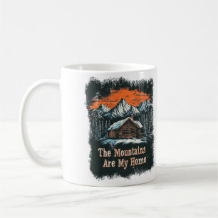 Caneca De Café As Montanhas São A Minha Casa