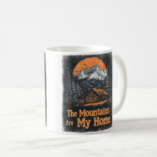 Caneca De Café As Montanhas São Minha Casa