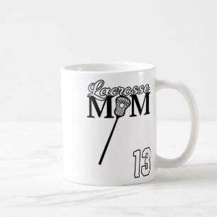 Caneca De Café As Mulheres Adoram Lacrosse Mãe Lacrosse #13 Shirt