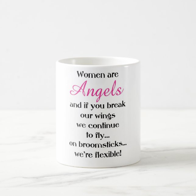 Caneca De Café As mulheres são anjos (Centro)