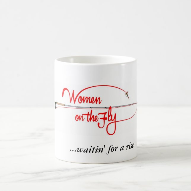 Caneca De Café As mulheres sobre - - voam… o waitin para uma (Centro)